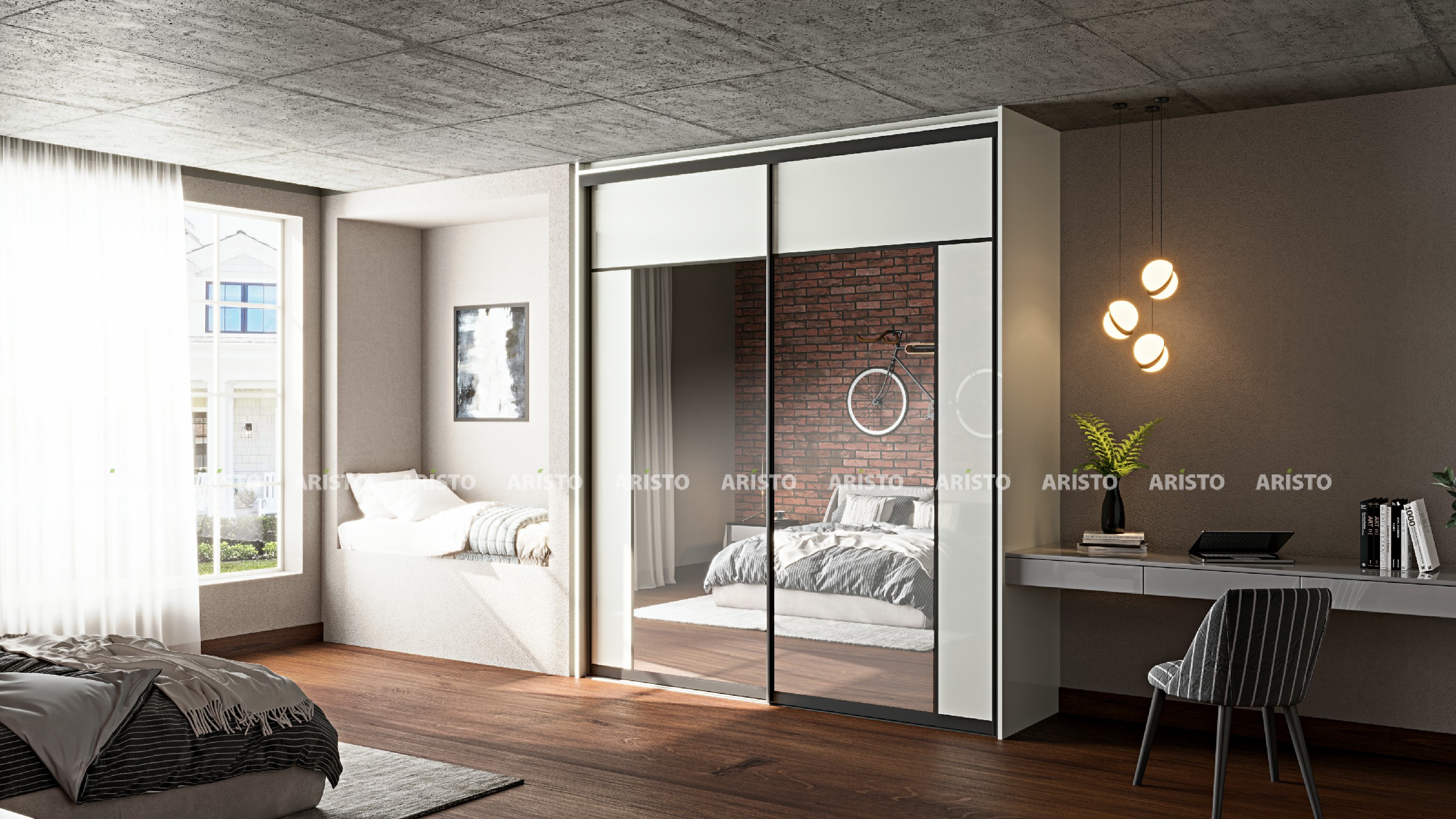 Sliding Wardrobe Design 12