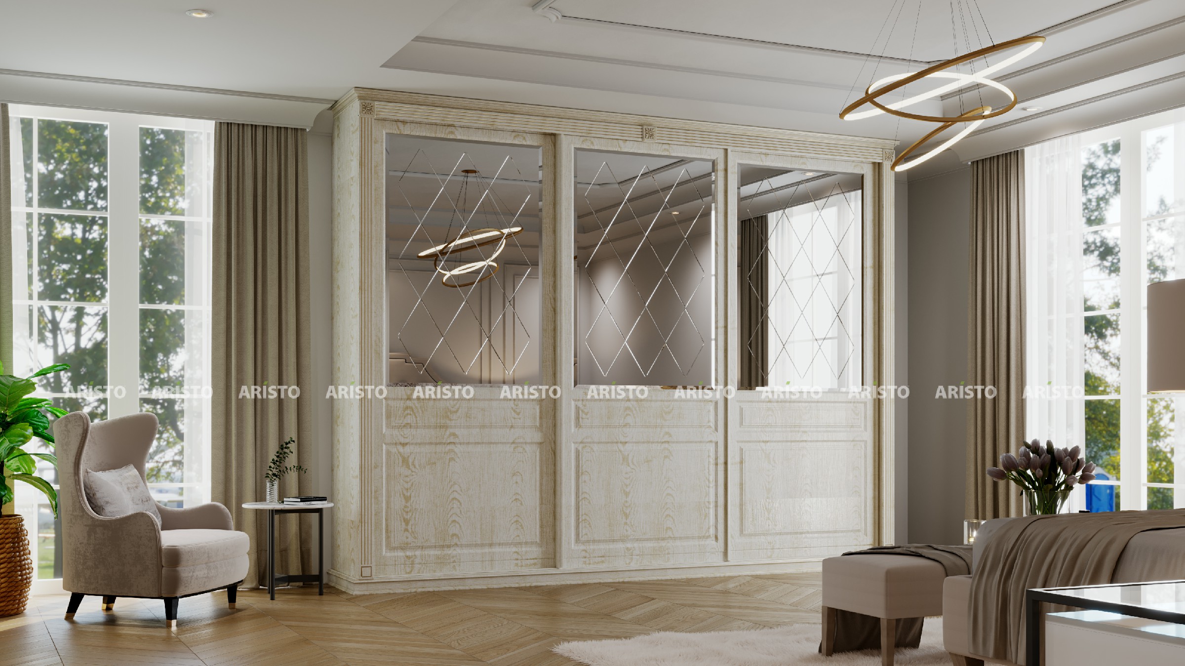 Sliding Wardrobe Design 4