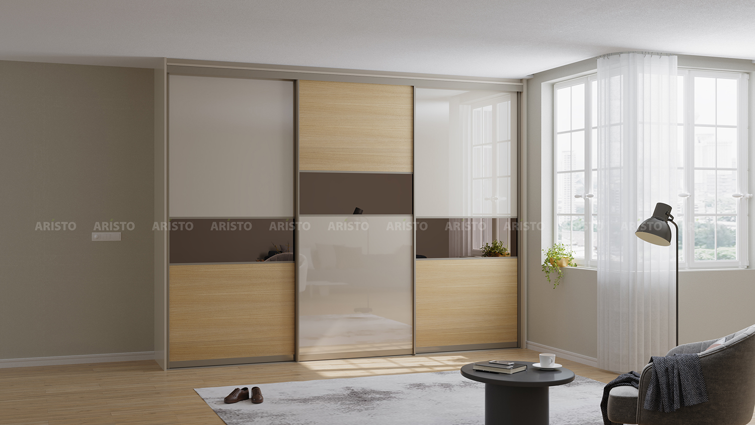 Sliding Wardrobe Design 7